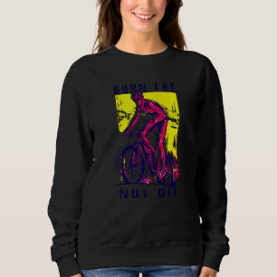 Sudadera Ciclismo en bicicleta de carretera dice quemar gra