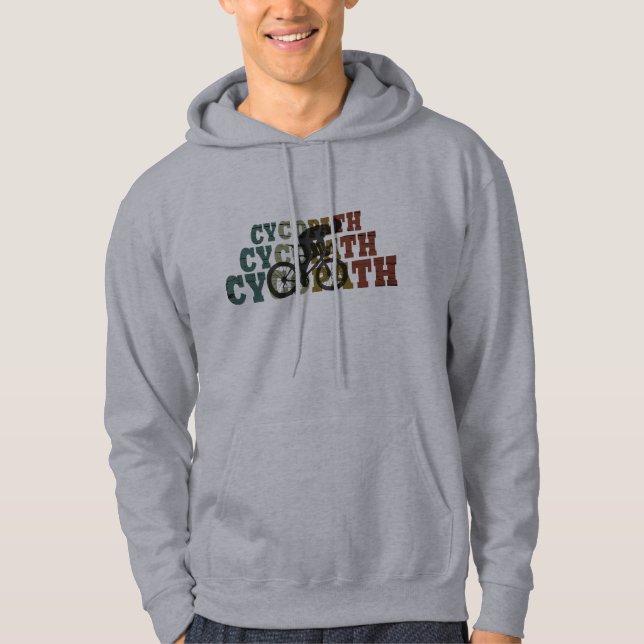 Sudadera Ciclismo gracioso (Anverso)
