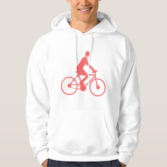 Sudadera Ciclismo - Rosa tropical (Anverso)