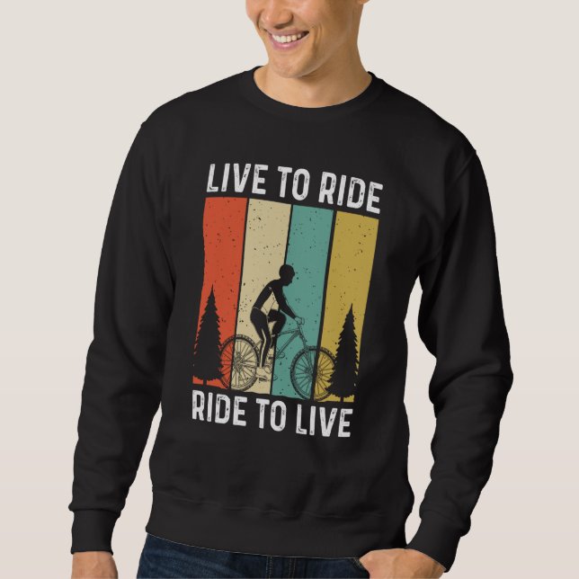 Sudadera Ciclismo y Bicicleta  100 (Anverso)