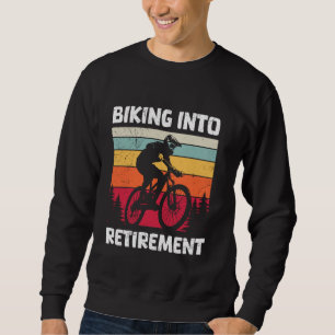 Sudadera Ciclista EN BICICLETA HACIA LA JUBILACIÓN Ciclismo