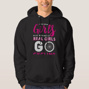 Sudadera Ciclo ciclista Algunos chicas juegan con muñecas c