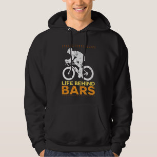 Sudadera Ciclo divertido del ciclista de las barras de la