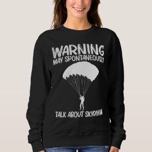 Sudadera Cielo de paracaidismo genial para hombres y mujere