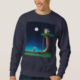 Sudadera Cielo nocturno de la luna llena