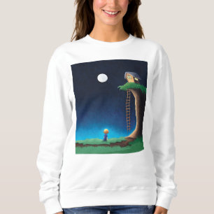 Sudadera Cielo nocturno de la luna llena