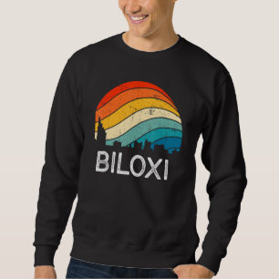 Sudadera Cielo urbano vintage de la línea del cielo de Bilo