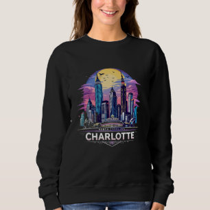 Sudadera Cielo vintage de Charlotte Carolina del Norte al a