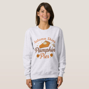 Sudadera Cielos de otoño y tartas de calabaza