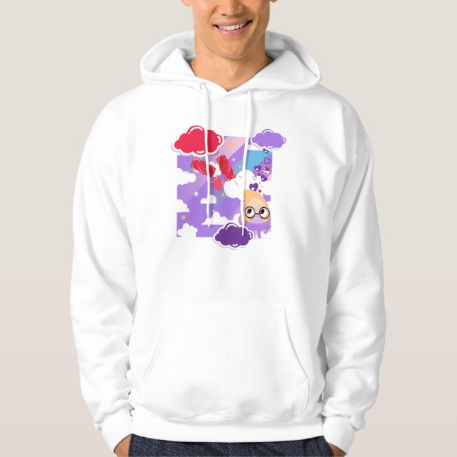 Sudadera Cielos soñadores de malvavisco y ojos tristes (Anverso)