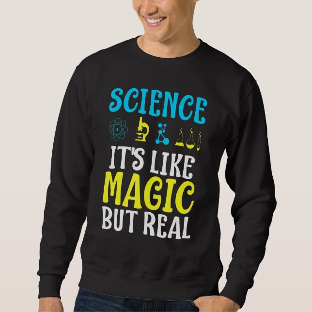 Sudadera Ciencia como la magia (Anverso)