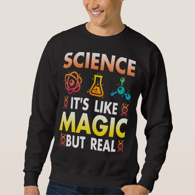 Sudadera Ciencia como magia (Anverso)