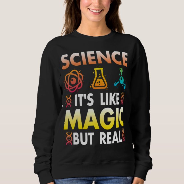 Sudadera Ciencia como magia (Anverso)