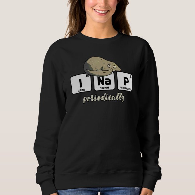 Sudadera Ciencia De Elementos Químicos I Nap Periódicamente (Anverso)