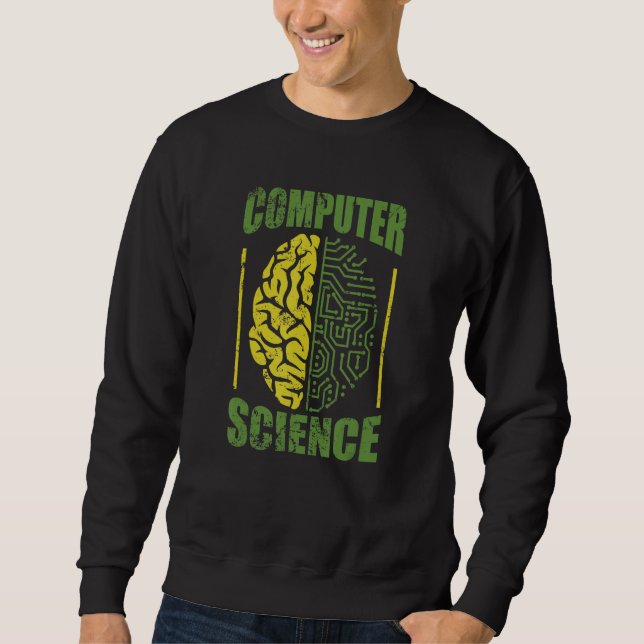 Sudadera Ciencia de la Computación Científico Informático S (Anverso)