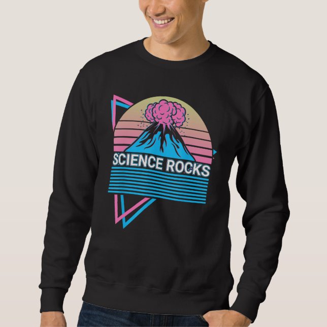 Sudadera Ciencia de rocas de magma de lava de volcanes (Anverso)