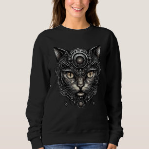 Sudadera Ciencia del gato Steampunk Ficción Animal futurist