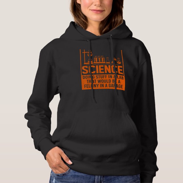 Sudadera Ciencia haciendo cosas (Anverso)