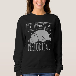 Sudadera Ciencia I Nap Tabla Periódica Meme Meh Hippo