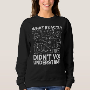 Sudadera Ciencia Idea Física Matemática