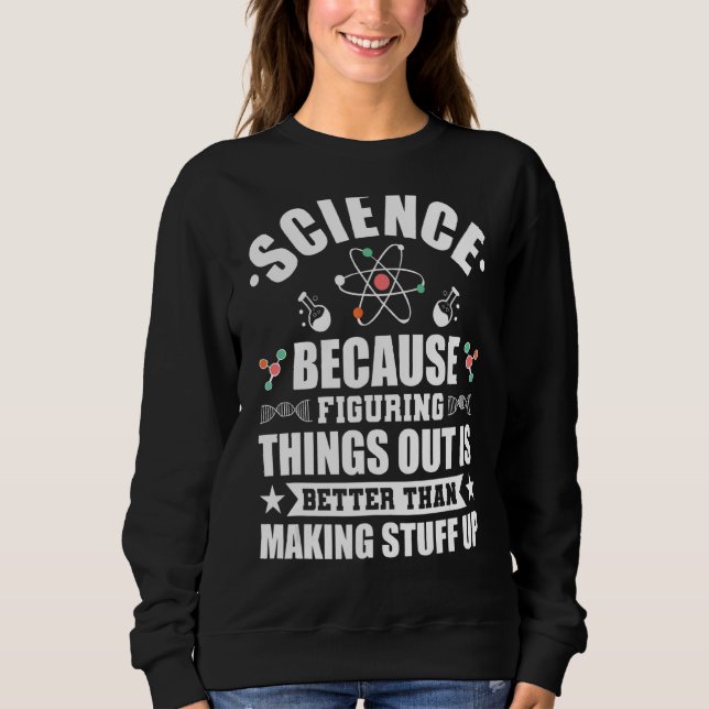 Sudadera Ciencia Para La Ciencia De Los Profesores De Quími (Anverso)
