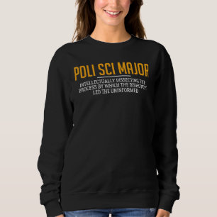 Sudadera Ciencia Política Definición Principal Política Pol