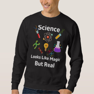 Sudadera Ciencia Y Magia Son Gemelos Experimentos Científic