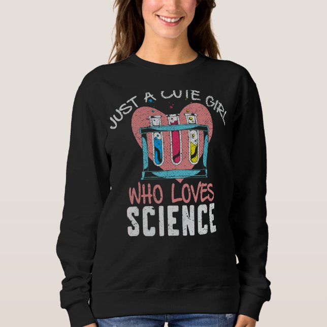 Sudadera Científicas Chicas de ciencias Mujeres Química Lab (Anverso)
