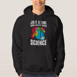 Sudadera Científicas Geek Mujeres Solamente Una Chica Que R