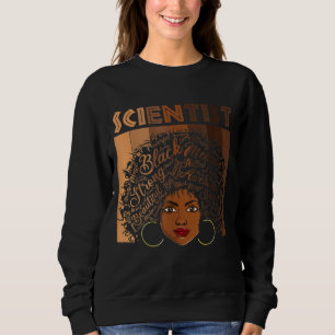 Sudadera Científicas negras Melanin Mujeres Chicas ropa est