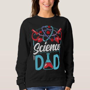 Sudadera Científico científico de la ciencia papá dice muer