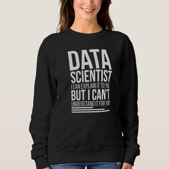 Sudadera Científico de Datos Ciencia de Datos Científicos d (Anverso)