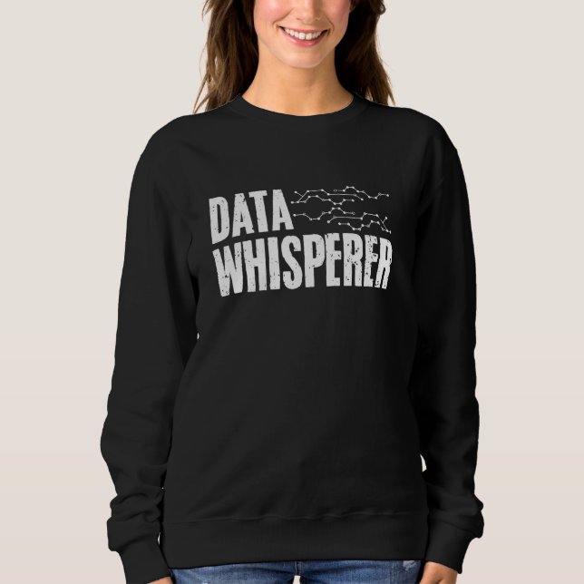 Sudadera Científico de datos de ciencia de datos asombroso  (Anverso)