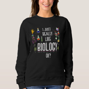 Sudadera Científico de la ciencia de la biología Geek Biolo