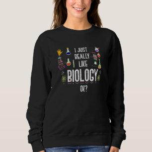 Sudadera Científico de la ciencia de la biología Geek Biolo