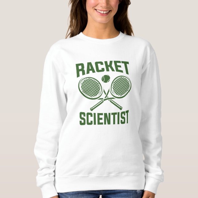 Sudadera Científico de la raqueta (Anverso)