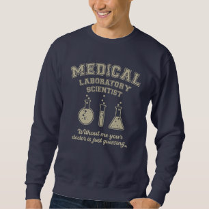 Sudadera Científico de Laboratorio Médico, Tecnólogo Lab Te