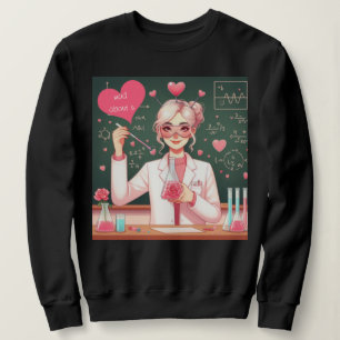 Sudadera Científico El día de San Valentín de la Cuta