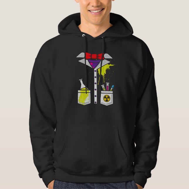 Sudadera Científico loco disfraces ciencia de carnaval de H (Anverso)