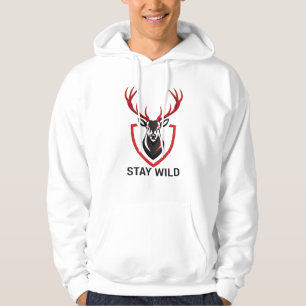 Sudadera Ciervo Cabeza Salvaje