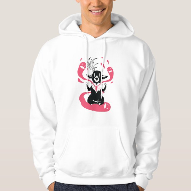 Sudadera Ciervo Meditando (Anverso)