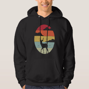 Sudadera Ciervo Retro Vintage Estilo 60s 70s Hombres Mujere