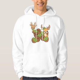 Sudadera Ciervos Adorables y Frutas Kiwi Kawaii