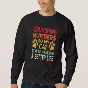 Sudadera Cifras en disminución para que mi gato tenga una v
