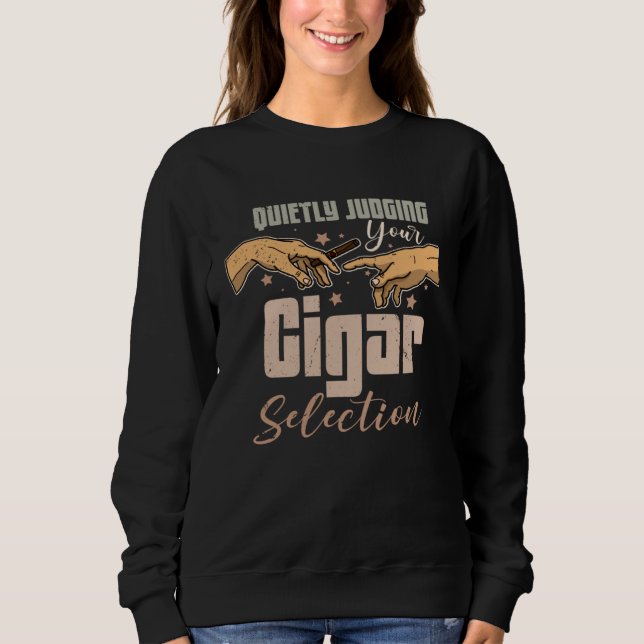 Sudadera Cigar Whiskey Smoking Smoker Dad (Anverso)