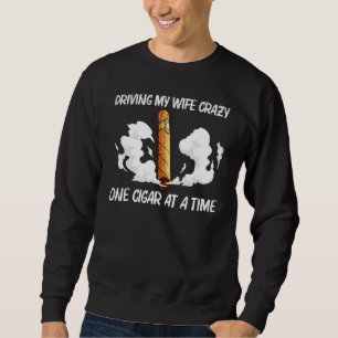 Sudadera Cigarro Cool Para Hombres Papá Fumador De Cigarro