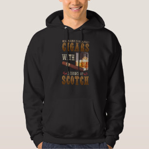 Sudadera Cigarros De Previsión De Fin De Semana Y Whiskey W