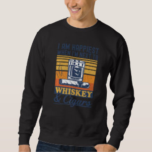 Sudadera Cigarros Y Whiskey Tabaco Consumo De Liquidez
