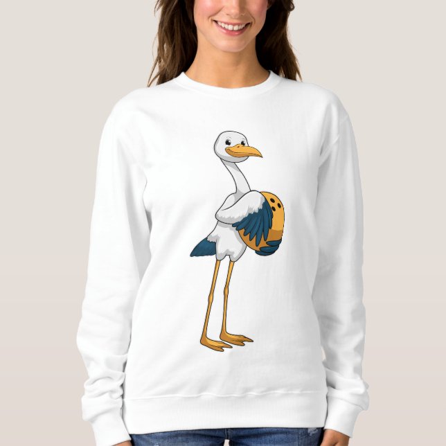 Sudadera Cigüeña en Bowling con bolera (Anverso)