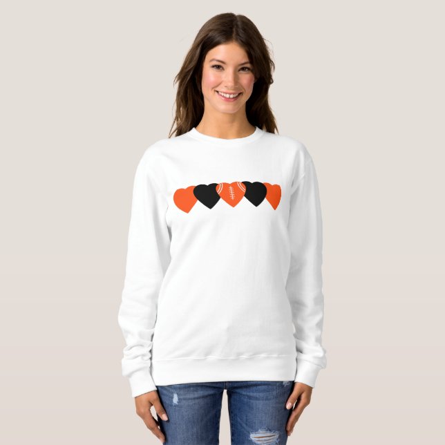 Sudadera Cincinnati Bengals Hearball (Anverso completo)